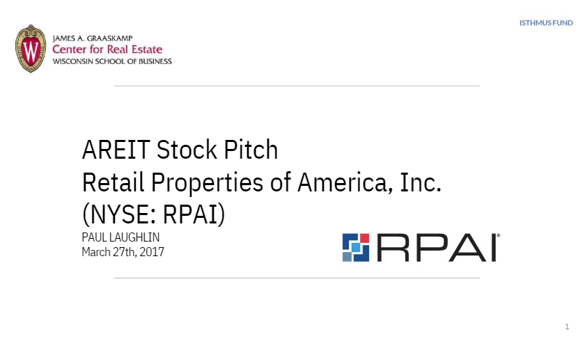 RPAI REIT Buyside Recommendation