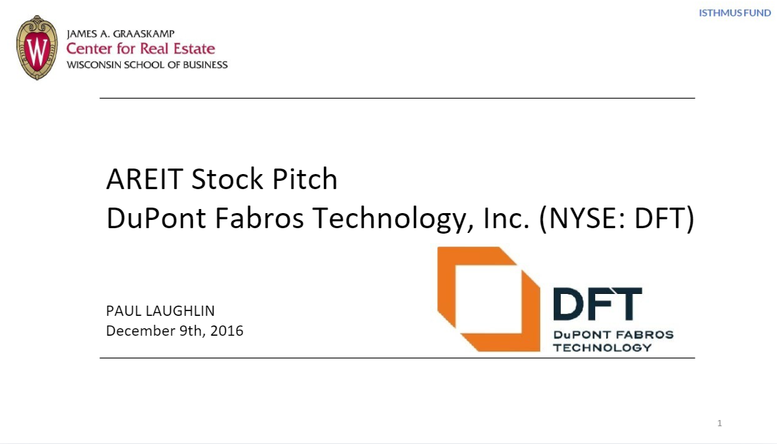 DFT REIT Buyside Recommendation