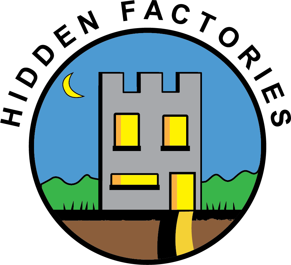 Hidden Factories Logo - Home Home Button