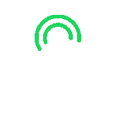 Icon of a white hand with an extended index finger touching a green circular target