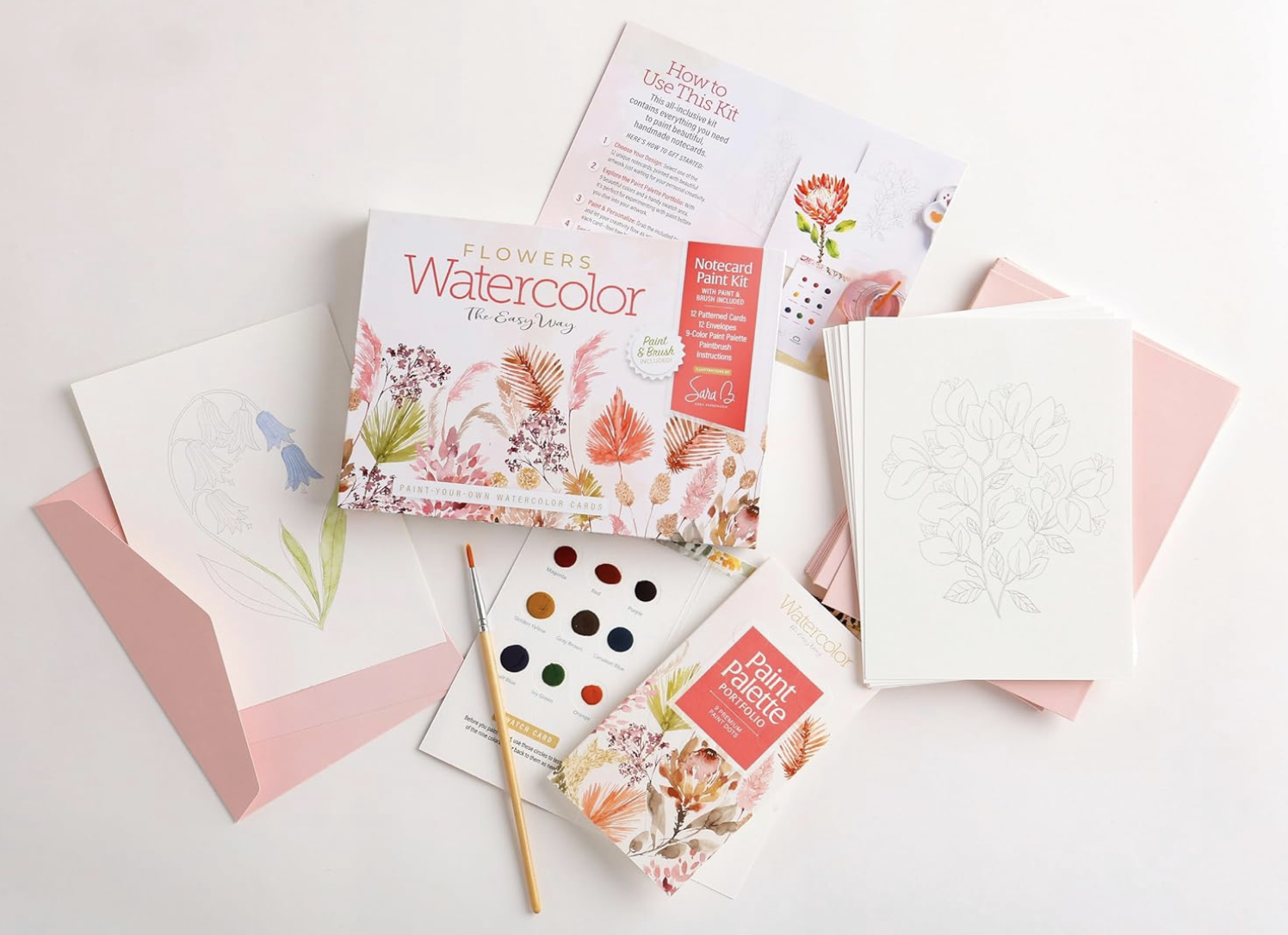 Paint a Watercolor Notecard