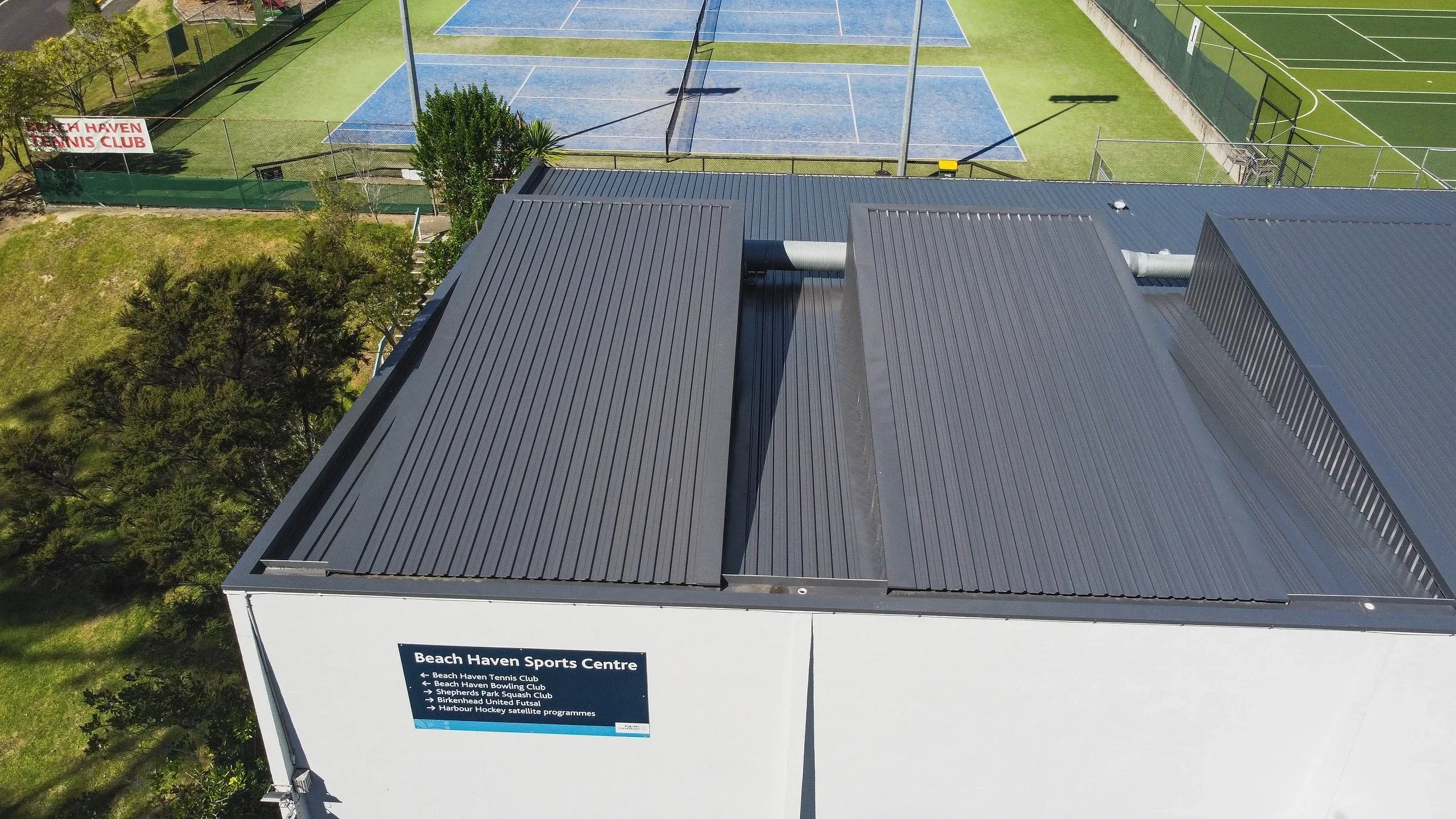 Metalhartt projects - Shepherds Park Squash Club, Beach Haven 3.webp