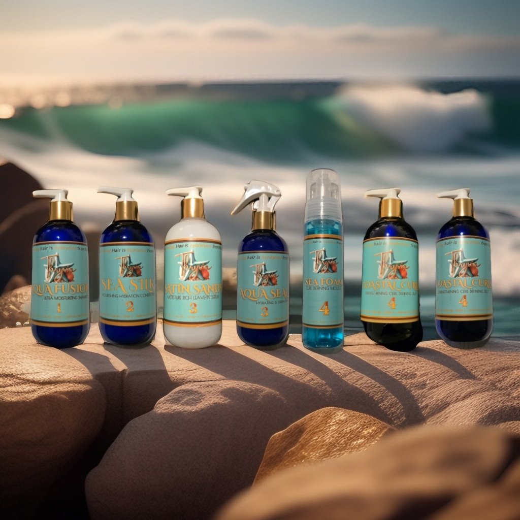 Sea Change Bundle – Natural Hair Care 5-Step System