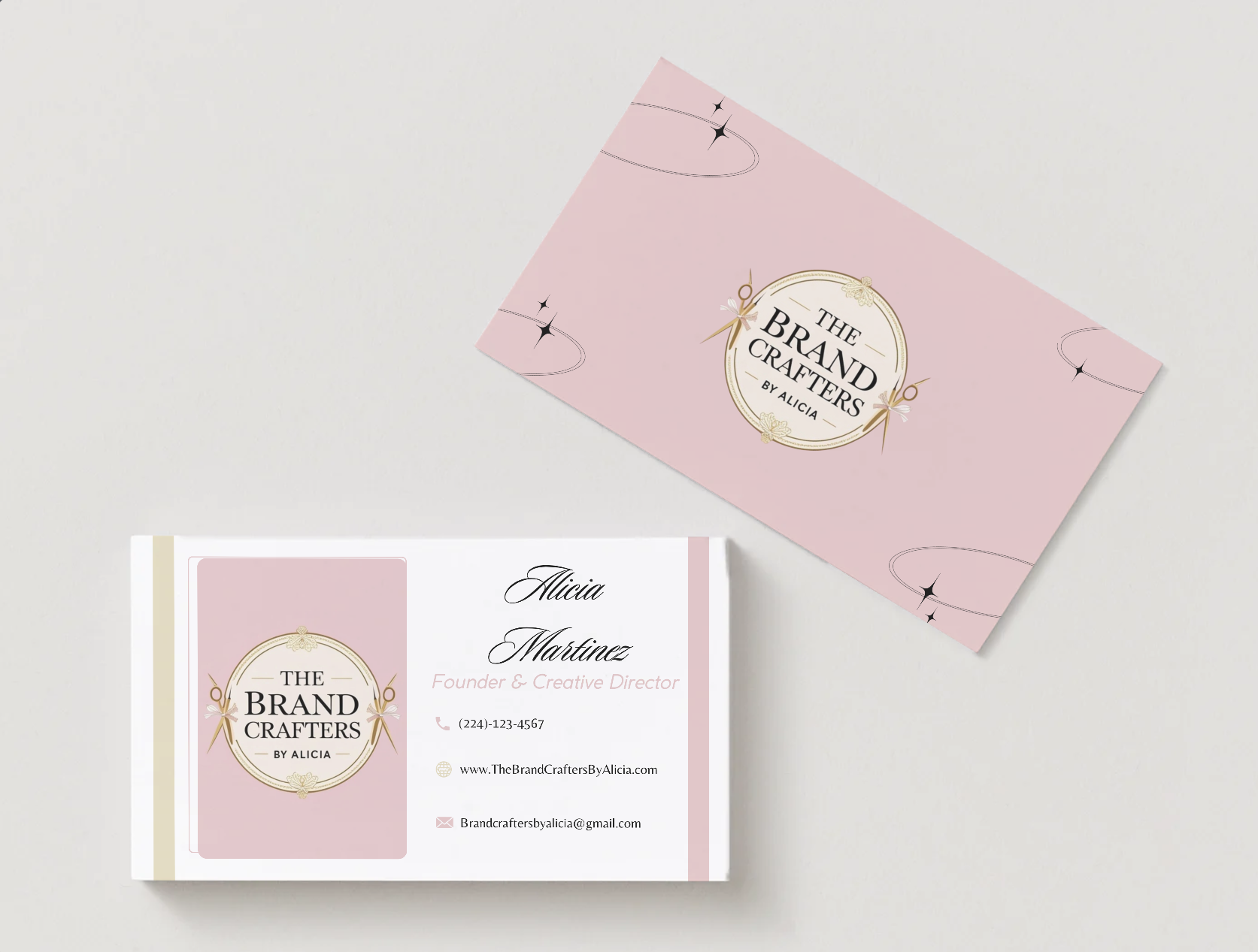 Business Card Design + Print Coordination -Tangible Presence, Thoughtfully Crafted