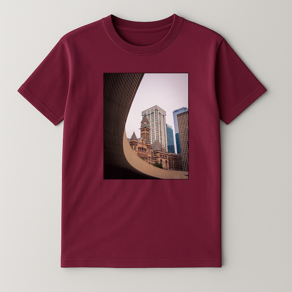 Toronto city hall maroon shirt.png
