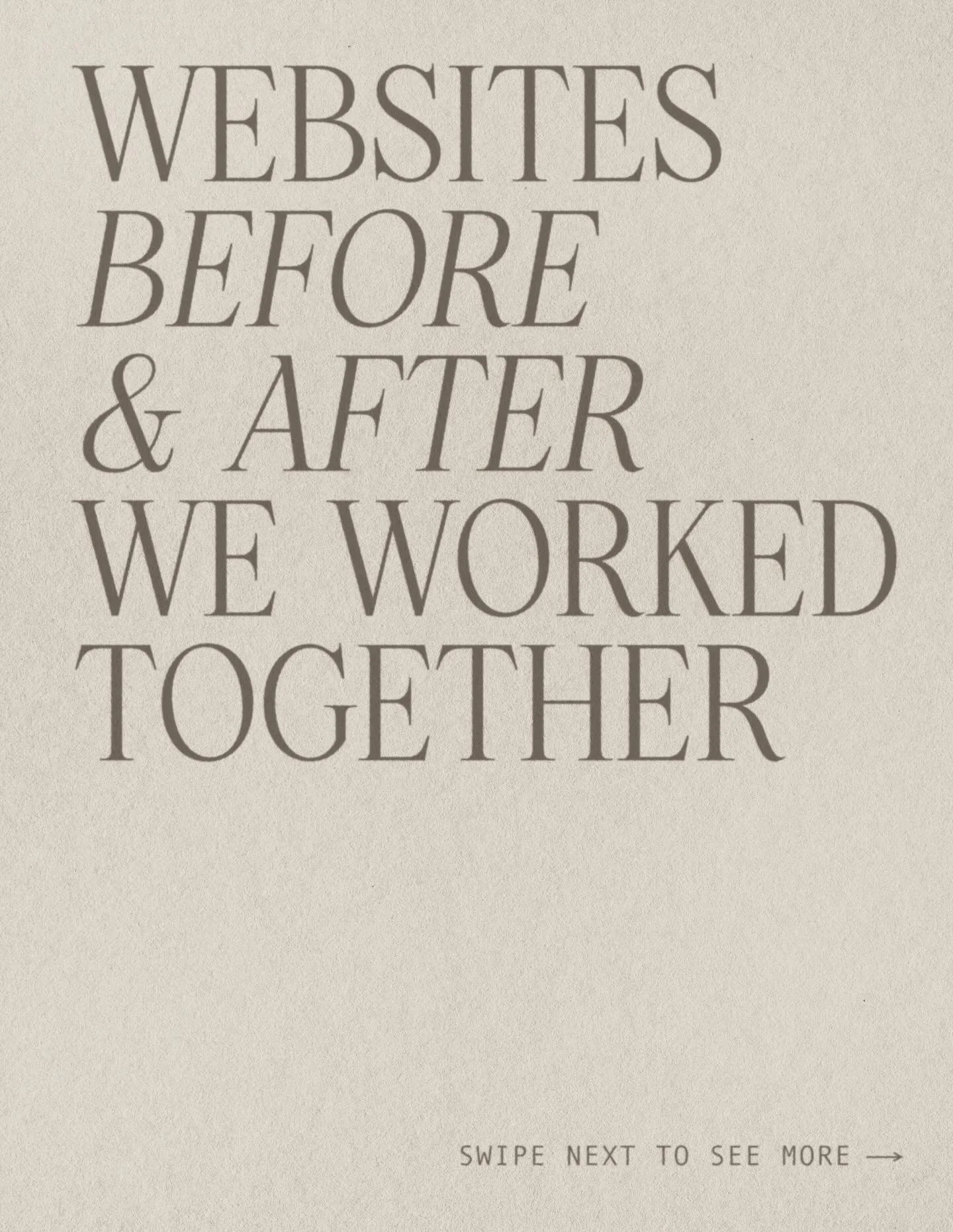 The ultimate digital glow-up! ✨

I&rsquo;ve worked behind the scenes on some serious website magic for four absolutely incredible wedding industry pros. 🥂 From visionary planners and brilliant stylists to floral artists who literally bring dreams to