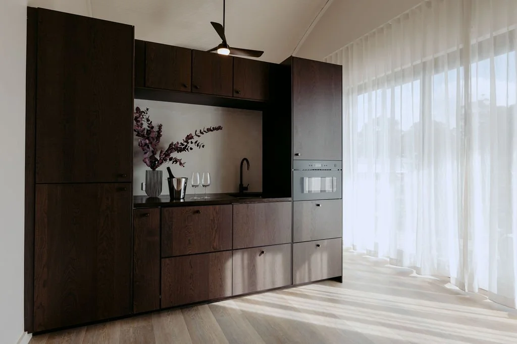 Everything you need has been thoughtfully considered, with a beautifully appointed kitchenette for effortless stays.