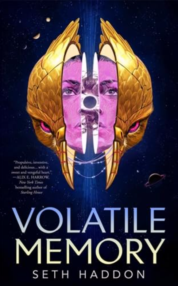 Cover for the novella "Volatile Memory" by Seth Haddon