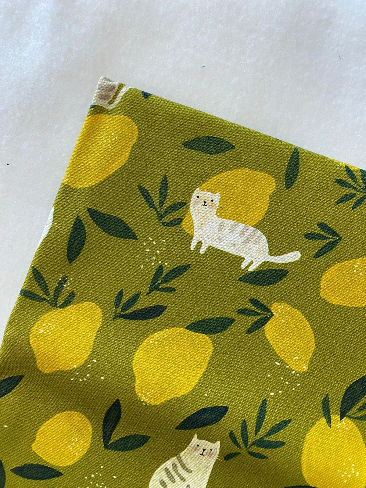 檸檬貓 Lemon Cat -棉布 cotton