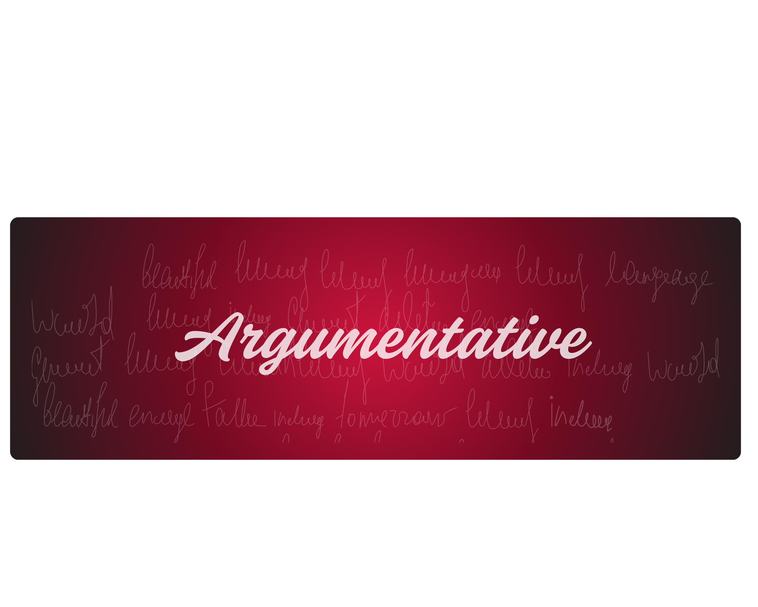 ARGUMENTATIVE