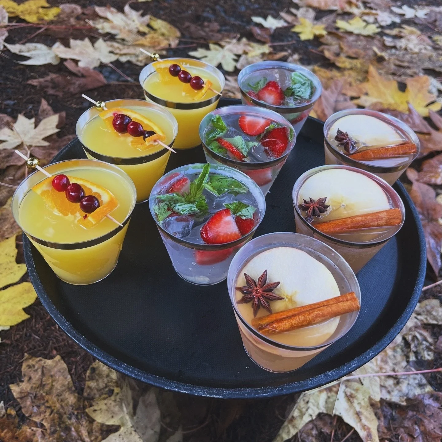 Sip, sparkle, repeat ✨
Our seasonal cocktails are officially pouring&mdash;and each one can be made zero-proof so every guest can join the toast.

🍊 Seasonal French 75
Champagne, orange juice, ginger syrup, and a festive cranberry&ndash;orange garni