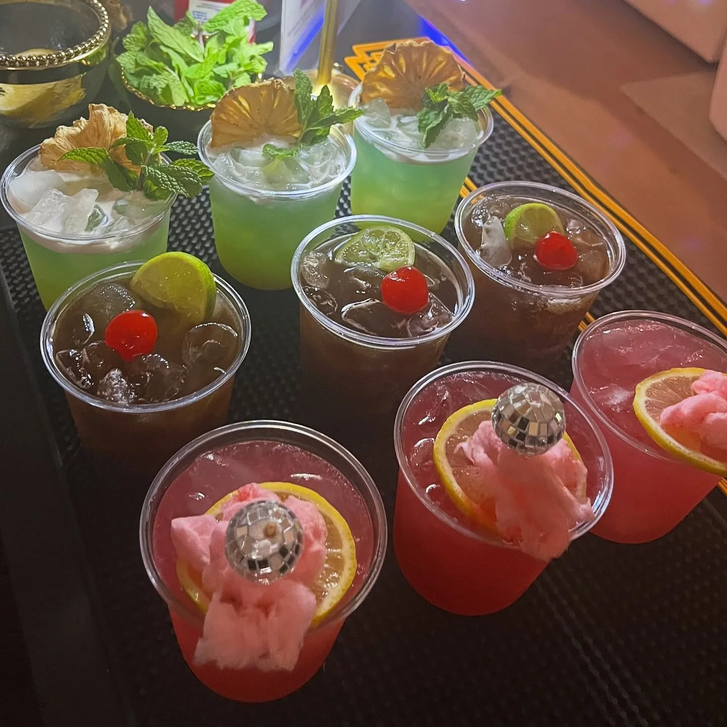 🪩✨ Dancing Queen Celebration ✨🪩
To celebrate my nieces 17th birthday, I created an elevated, Mama Mia/disco-inspired mocktail experience for her &mdash; complete with a custom-built disco bar designed and styled by yours truly 🪩✨

For this Mamma M