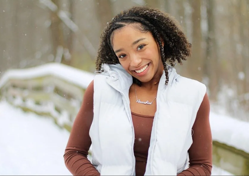 Winter senior session with the most stunning girl❄️