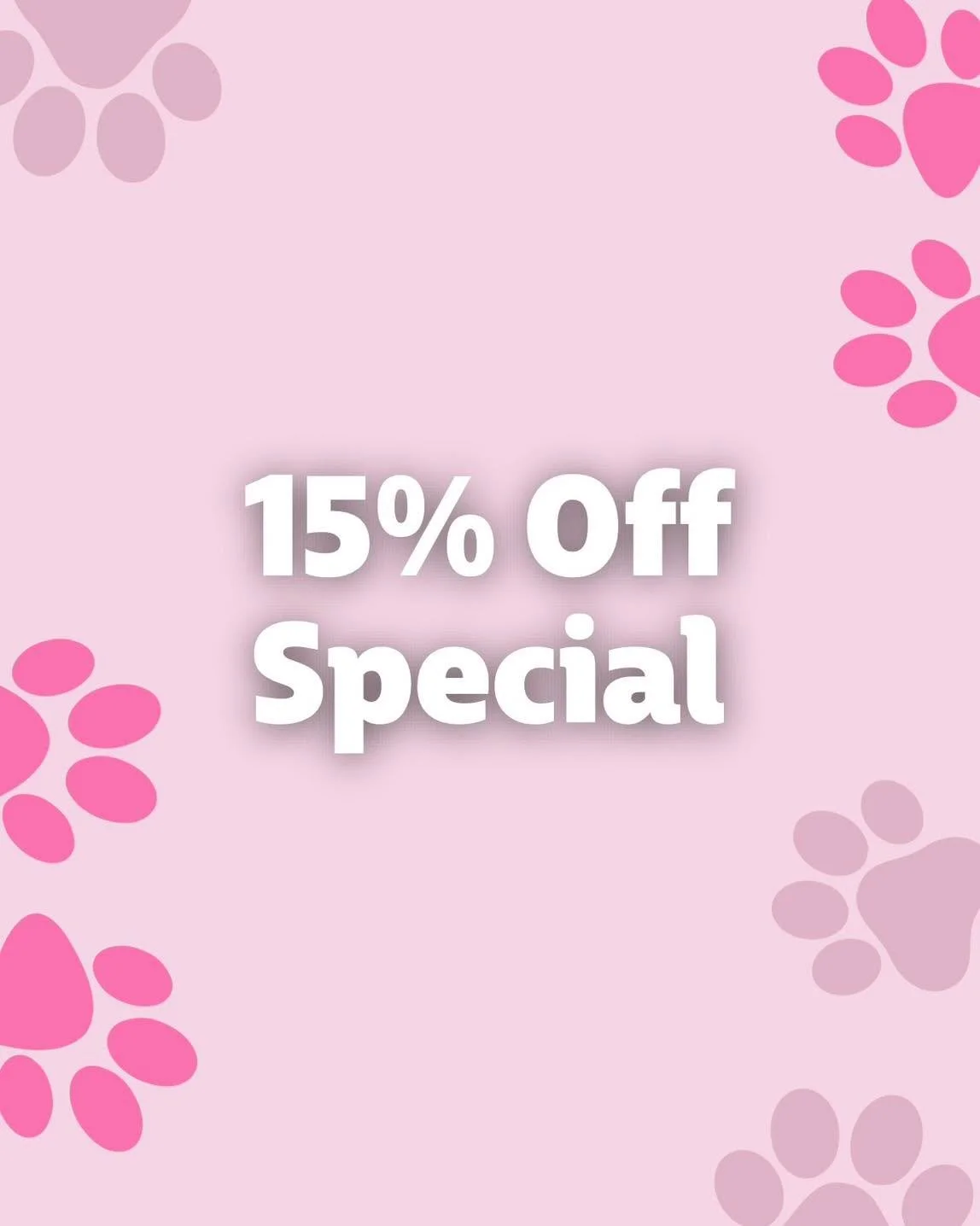 Treat your pup and save! 🐾 Enjoy 15% off treats, shampoos, conditioners, colognes &amp; more when purchased with a groom.

#treatspecials #pawfectlystunning #doggroomingtamworth #tamworthnsw