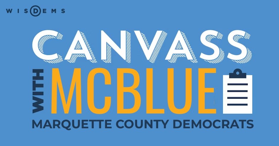Canvass with MCBlue! October 10th &amp; 11th