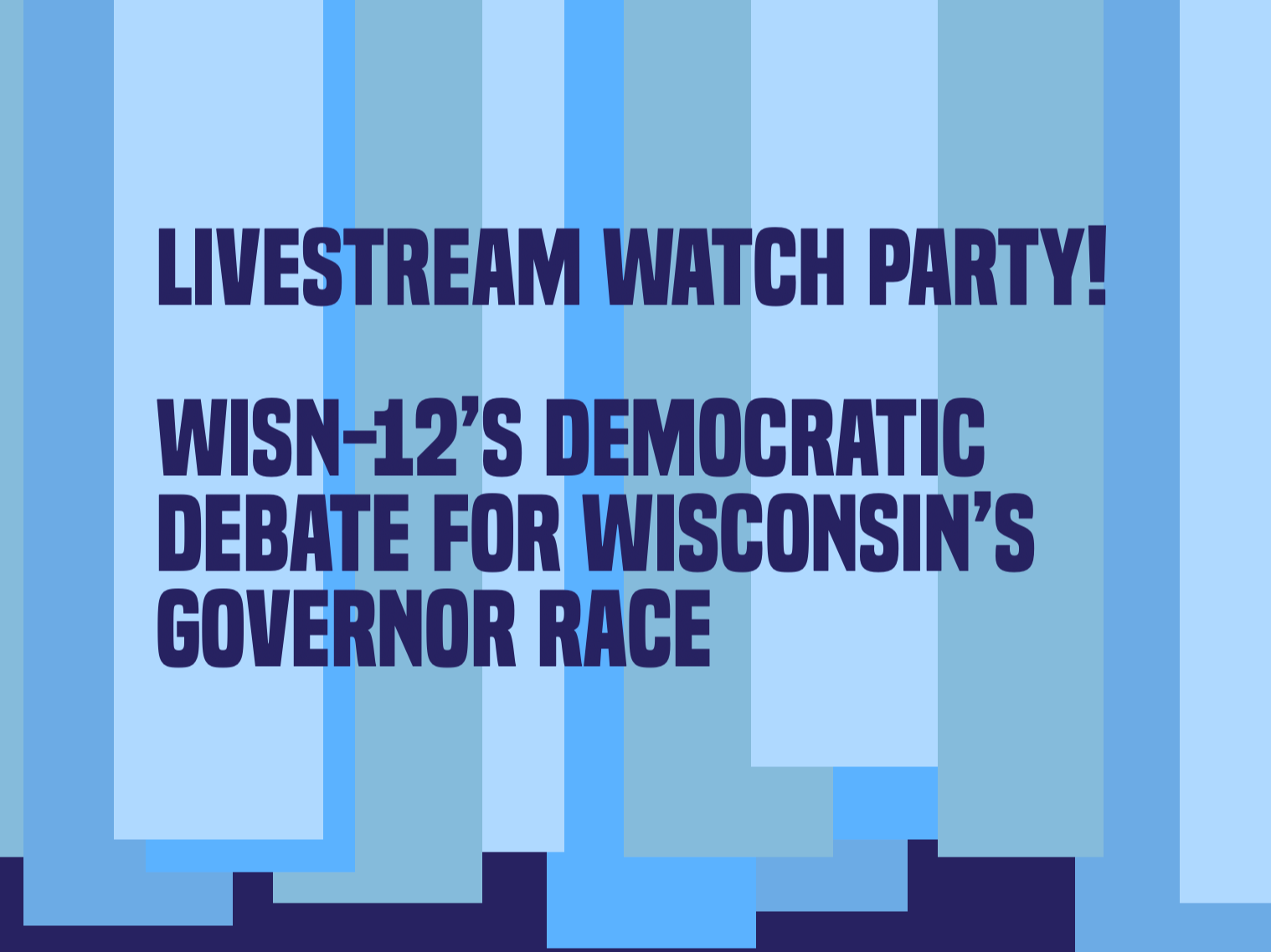 Democratic Debate for Wisconsin's Governor Race