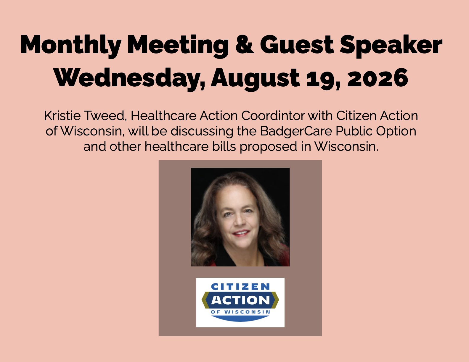 August Monthly Meeting