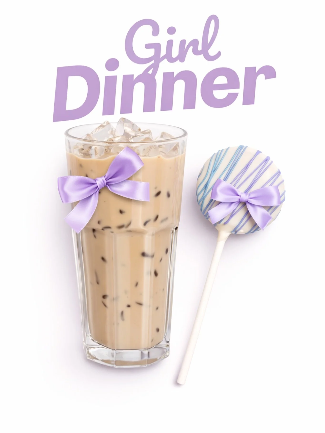 girl dinner&hellip; but make it worth it 🤍 

iced coffee + a cake pop just hits every time 

custom orders are open 
7 day lead time 

#girldinner #cakepops #customdesserts #friscotx #dyeFree