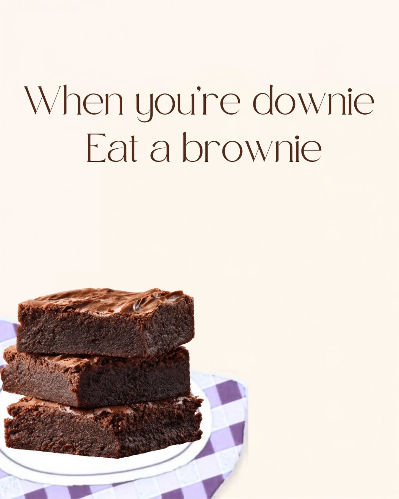 Bad day? We can&rsquo;t fix everything, but a warm, fudgy brownie is a pretty good place to start 🤎

Made from scratch with quality ingredients and always dye-free, because dessert should be something you feel good about eating.

Order yours at the 