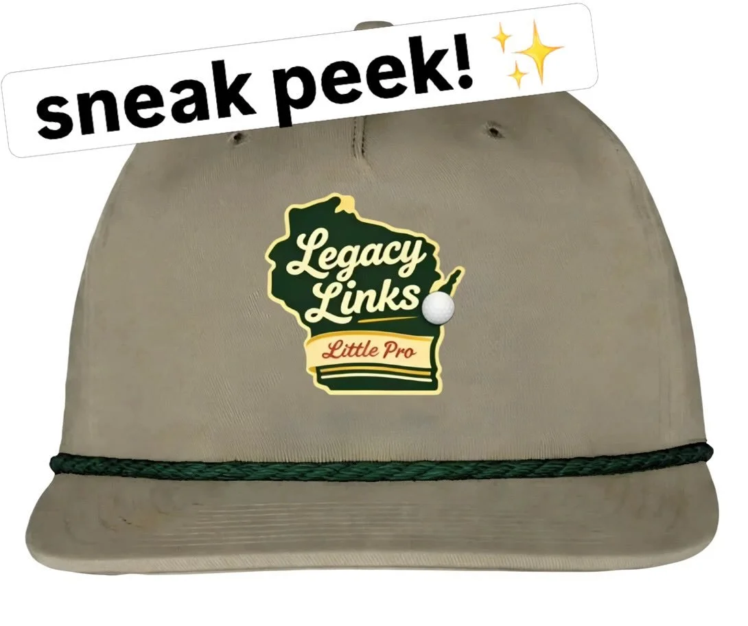 Happy Friday, enjoy a little sneak of our youth hat! ☀️

Make sure you&rsquo;re signed up for our emails so you&rsquo;re the first to know about new merch drops, exclusive discounts, and everything happening at Legacy Links. The best deals go to our 