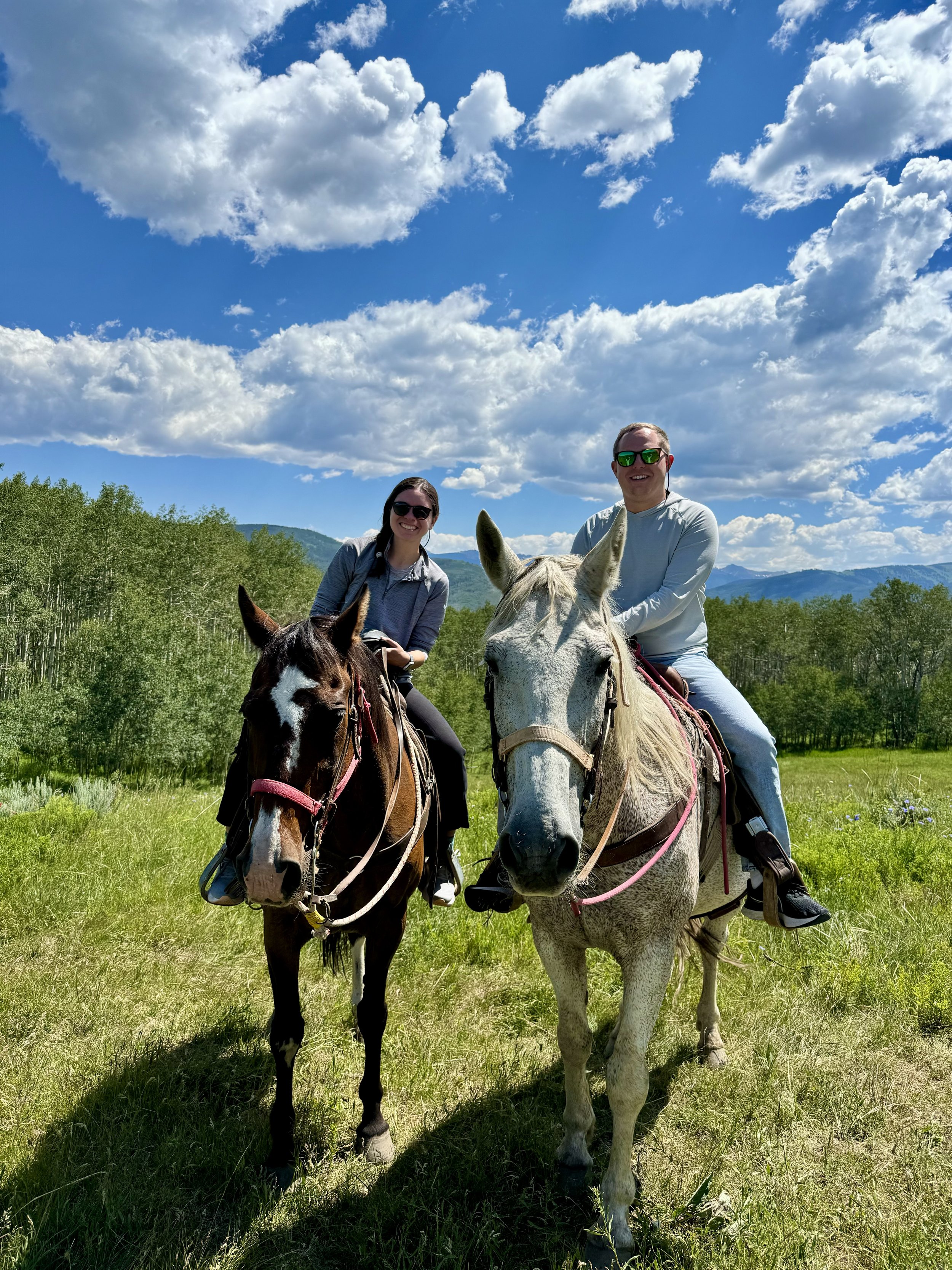 Horseback riding in Colorado