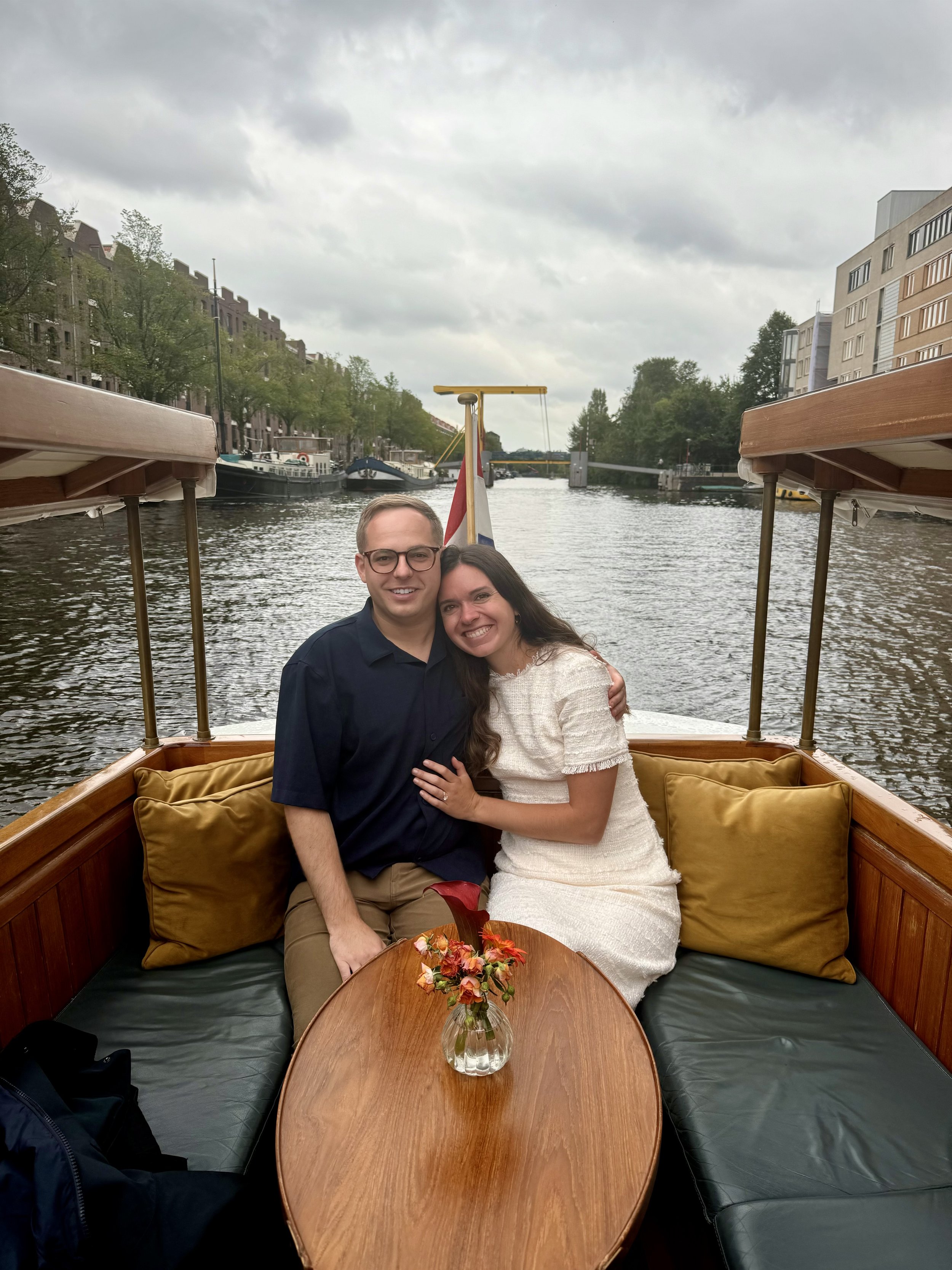 Amsterdam proposal canal cruise