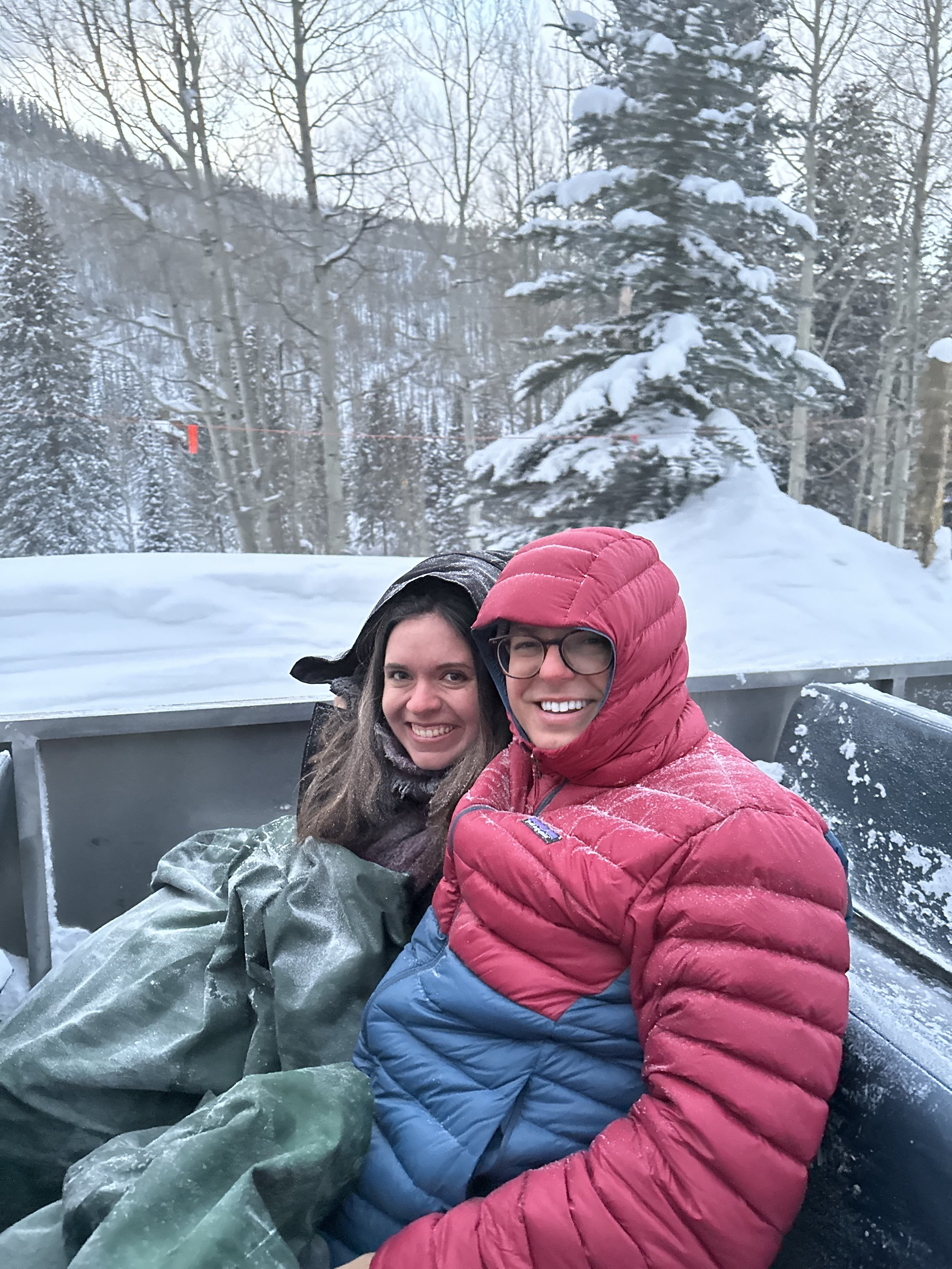 Sleigh ride dinner in Colorado