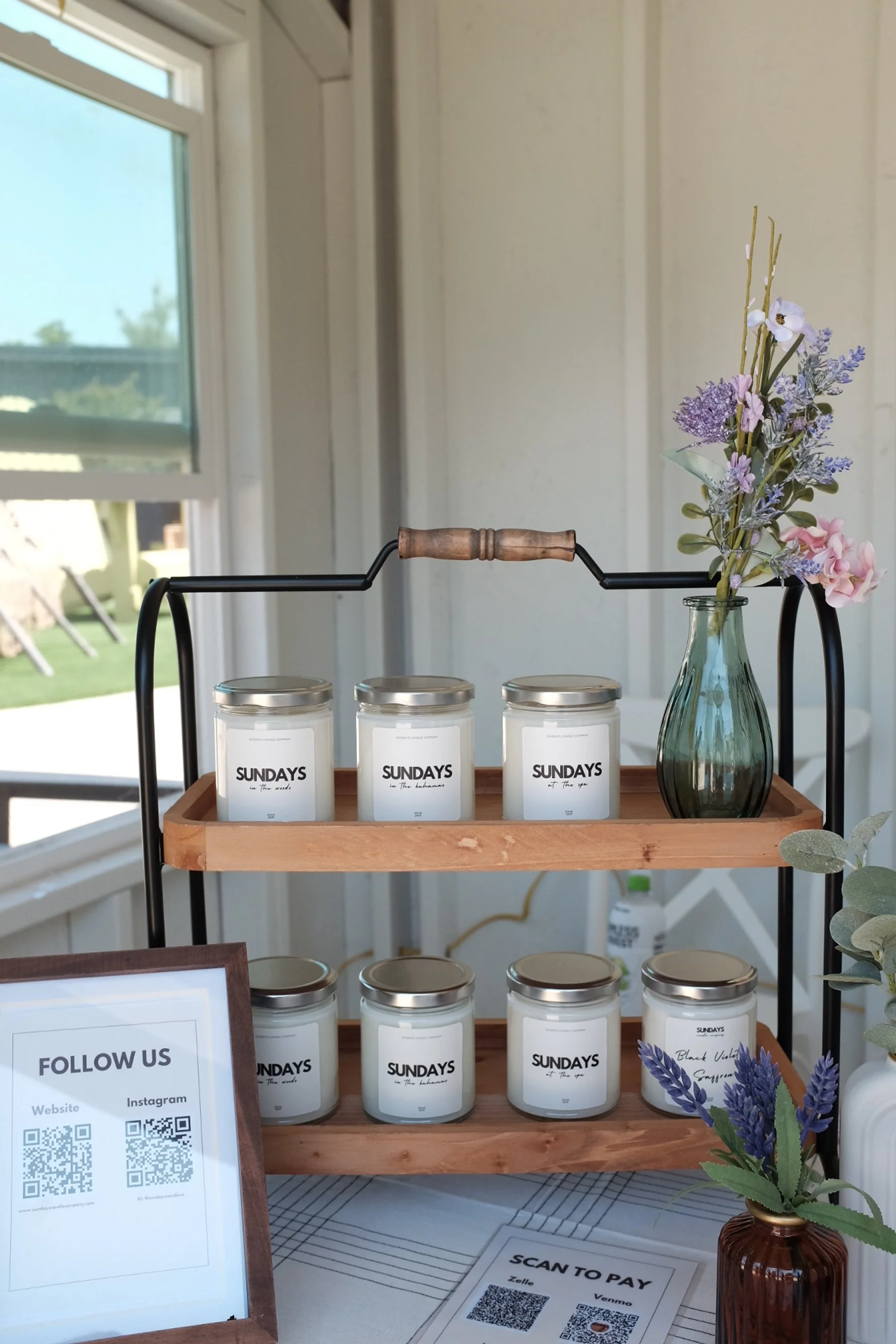 Sundays Candle Company pop up