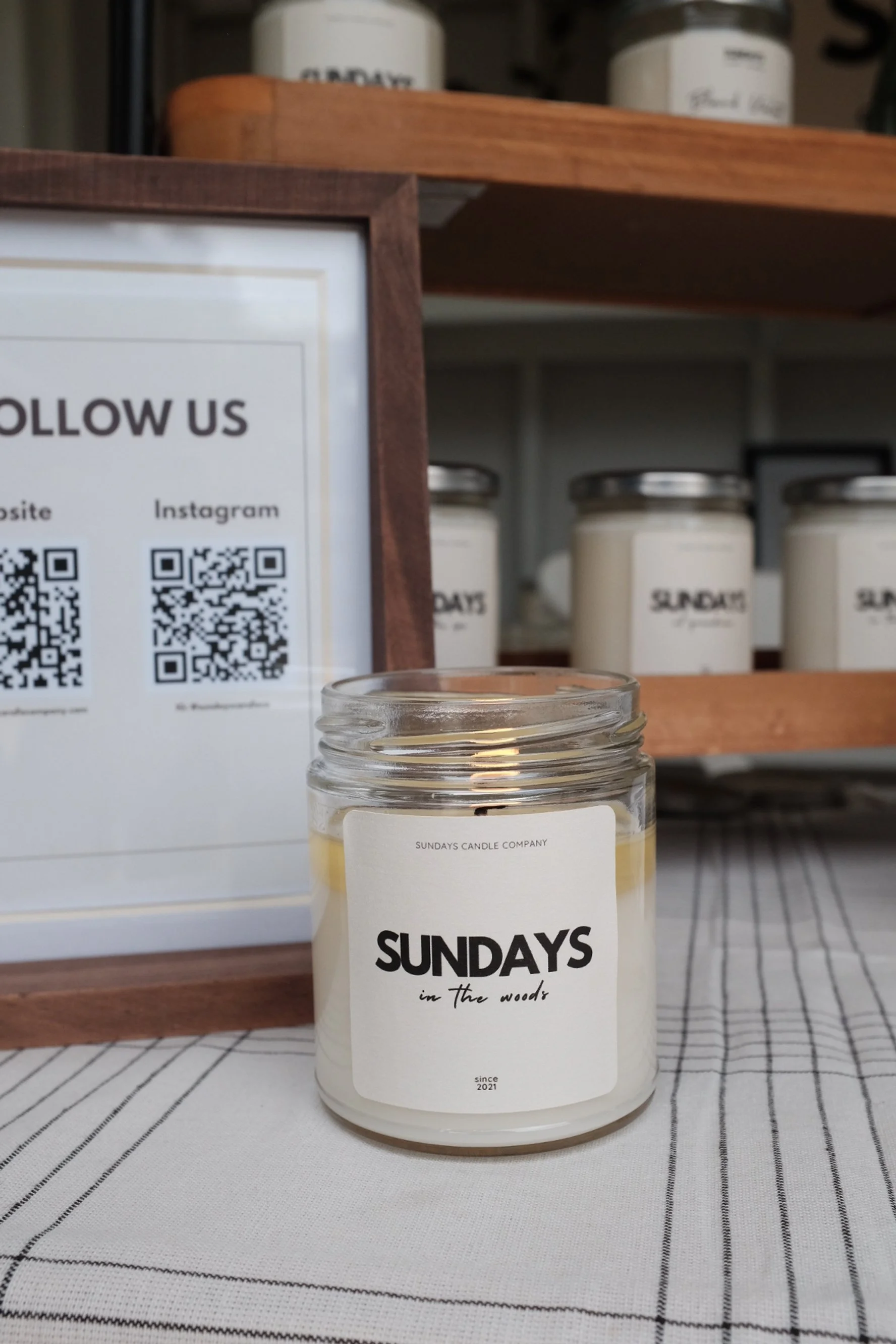 Sundays Candle Company pop up