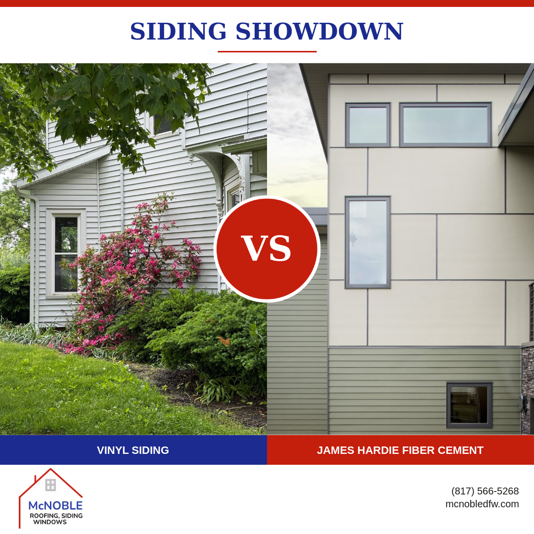 Siding Showdown: Vinyl vs. James Hardie Fiber Cement in North Texas Heat