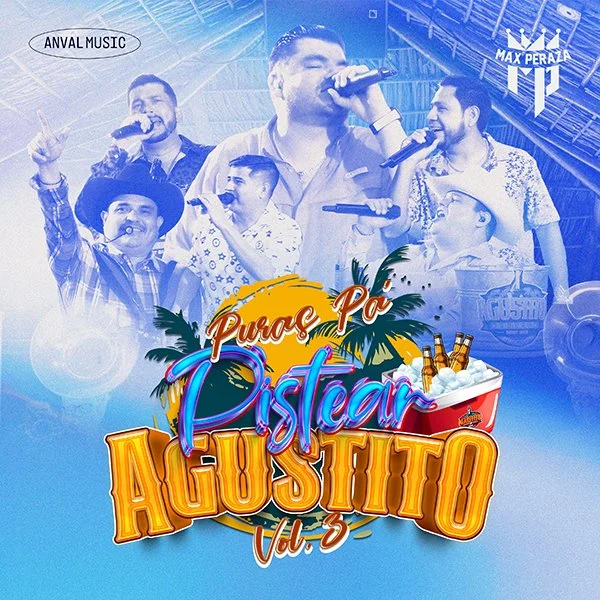 COVER PURAS PA' PISTEAR AGUSTITO MAX PERAZA