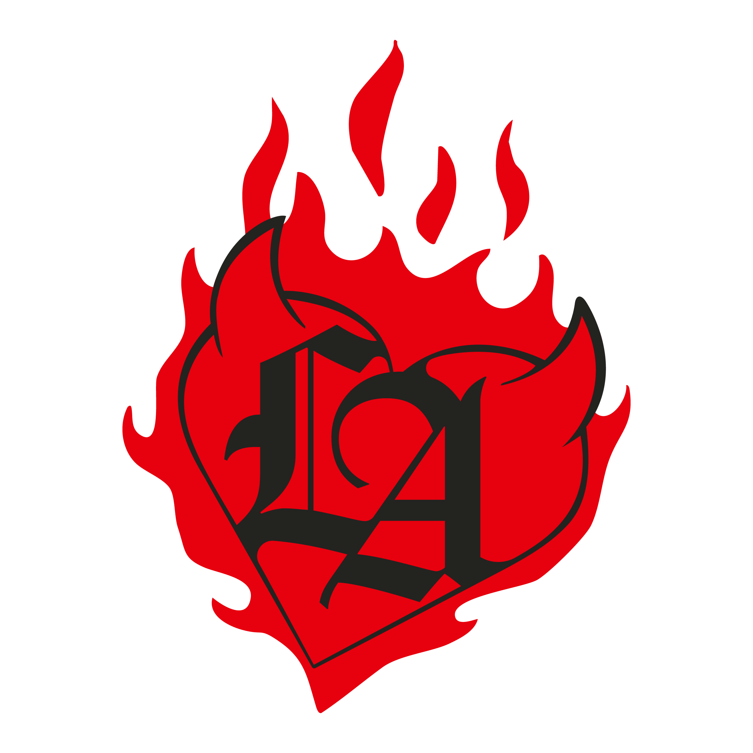 ENTRE TRAGOS Y PECADOS LA ADICTIVA LOGO CORAZON