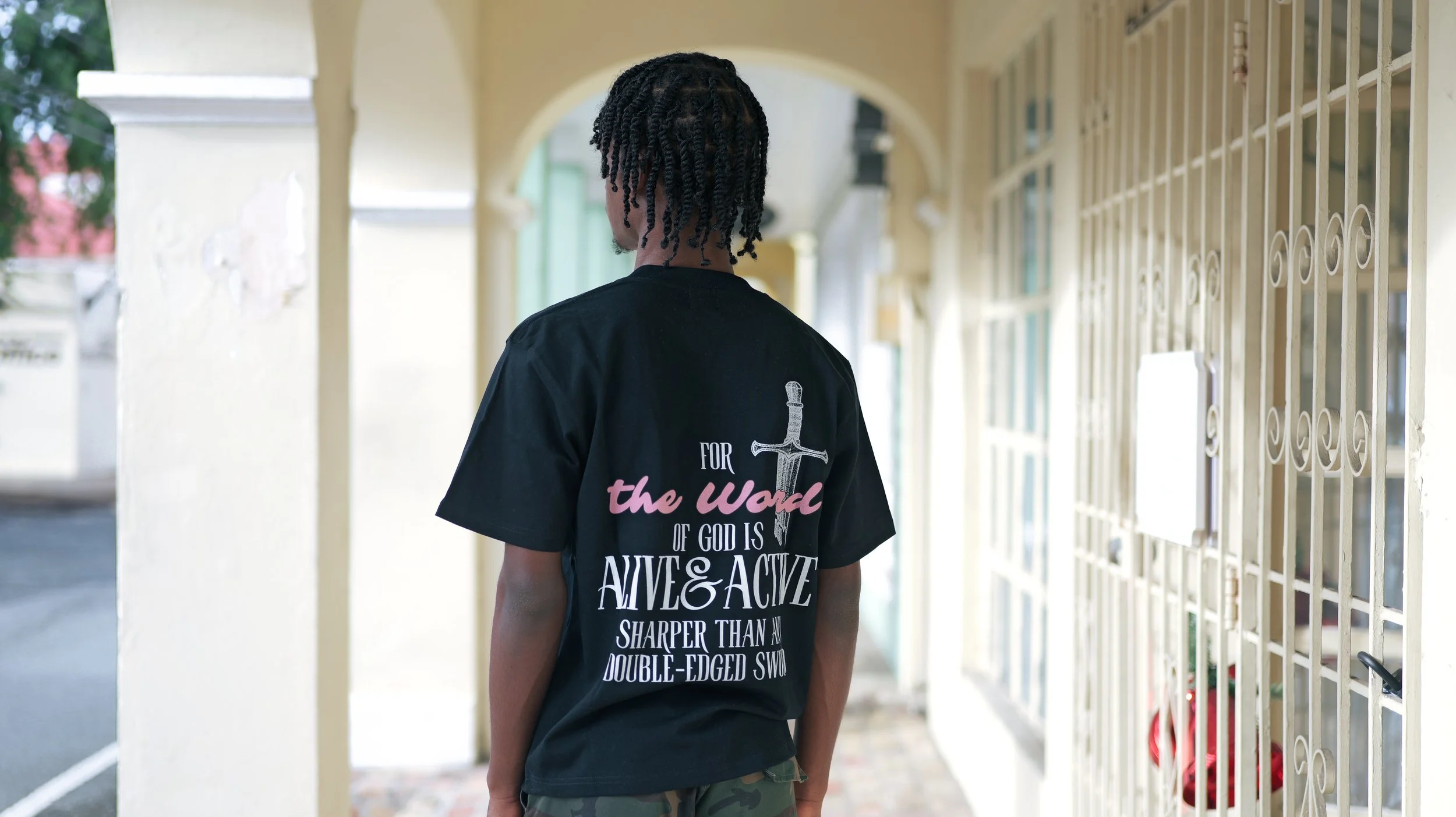 Our Hebrews 4:12 oversized tee