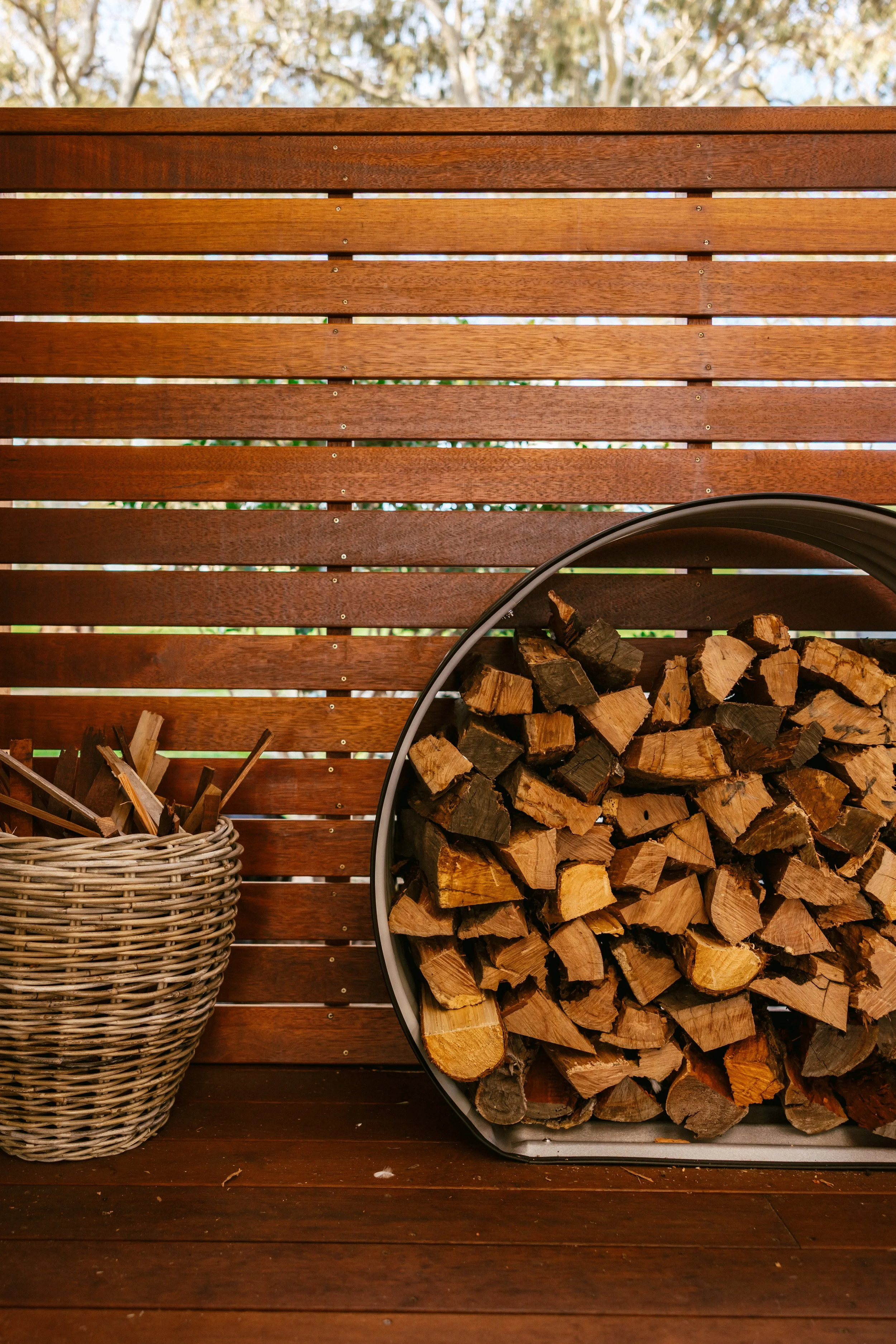 Firewood to last a week