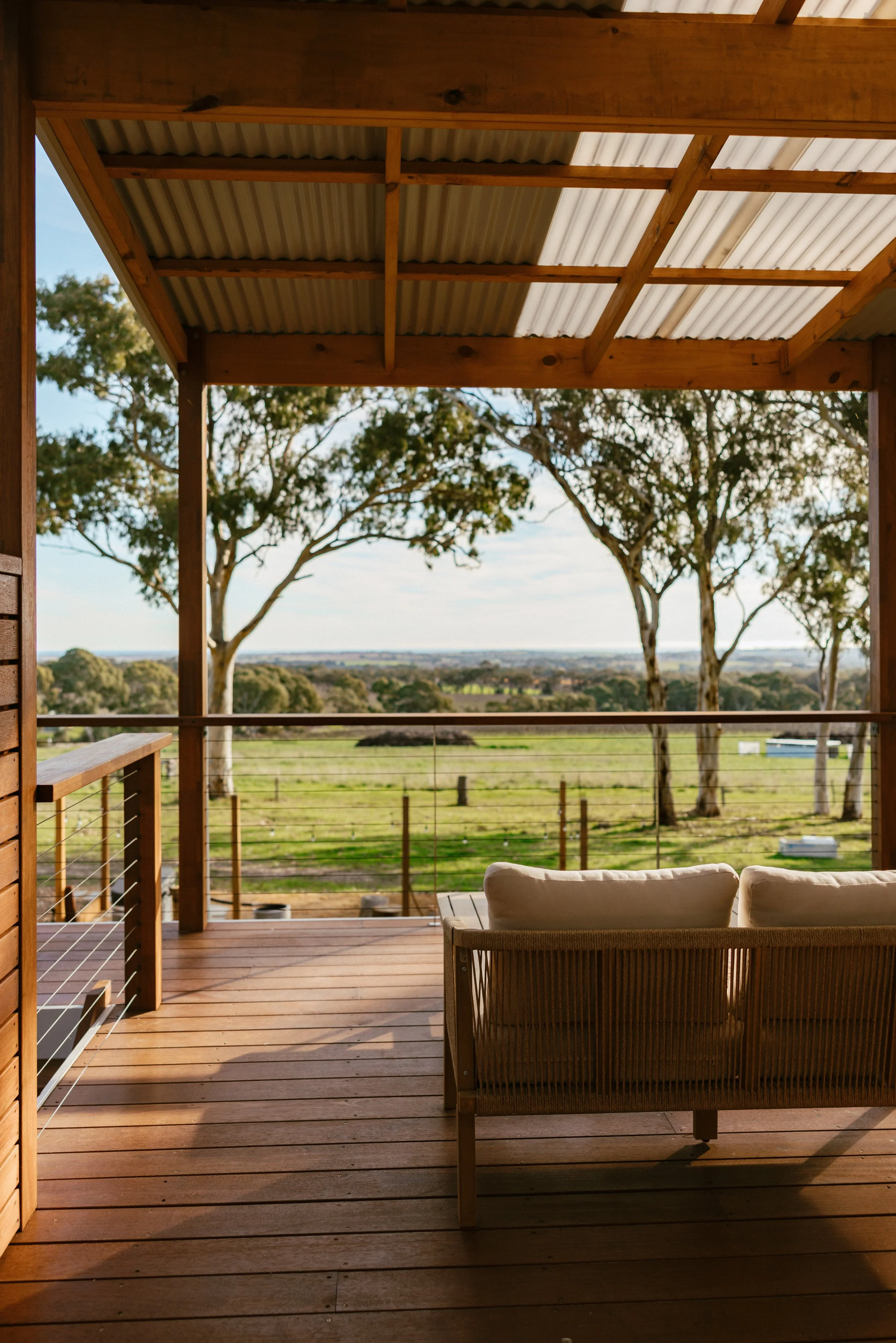 Huge private balcony with outdoor dinning and views in all directions