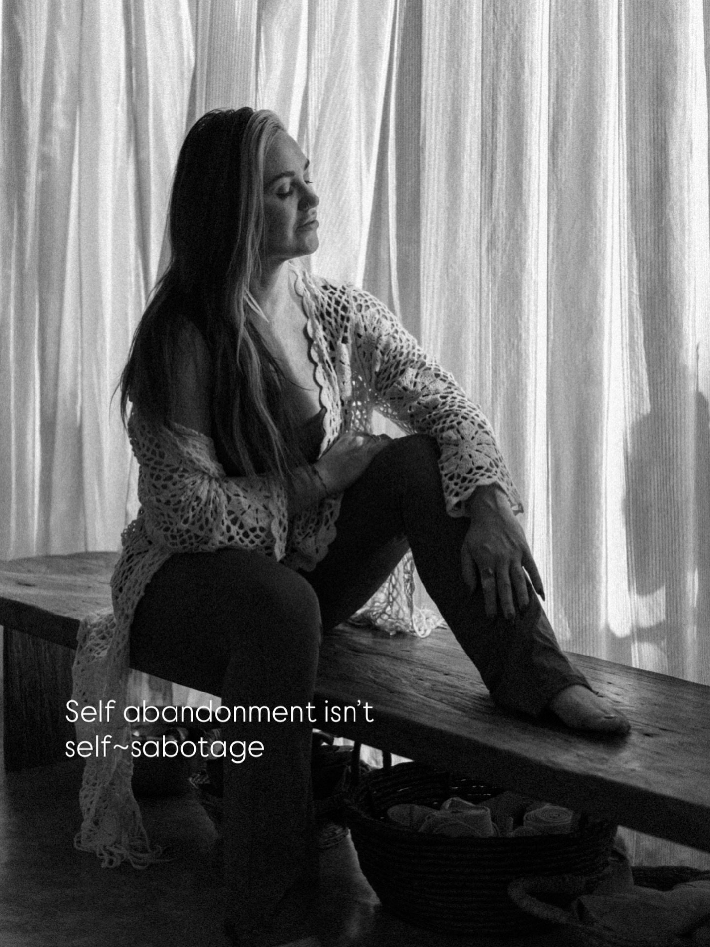 Self-abandonment isn&rsquo;t self-sabotage. 

It&rsquo;s a learned safety strategy. 

At some point, listening to yourself cost you connection, approval, or stability, so your system adapted. 

You didn&rsquo;t fail yourself. You protected yourself. 