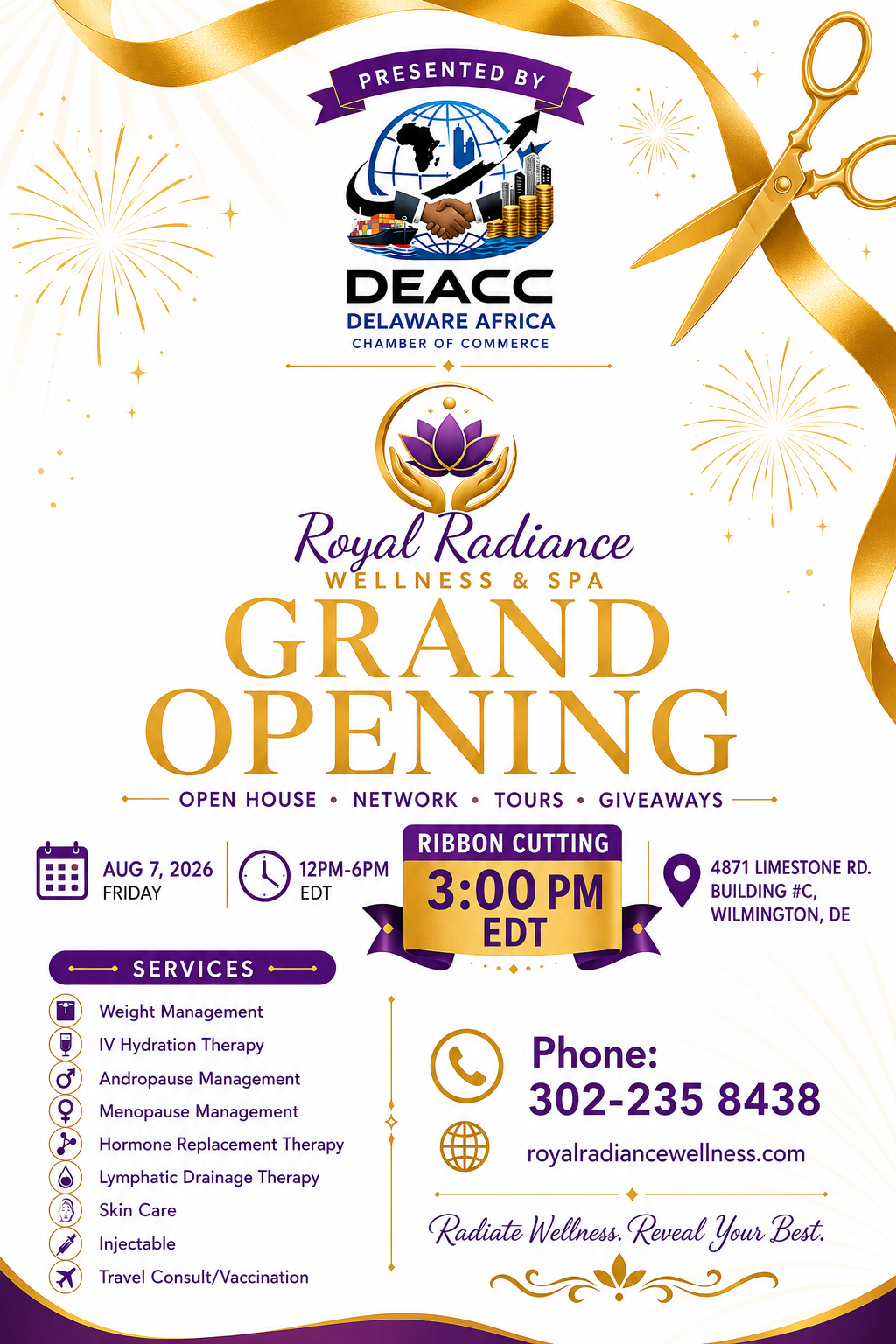 Royal Radiance Wellness &amp; Spa Grand Opening