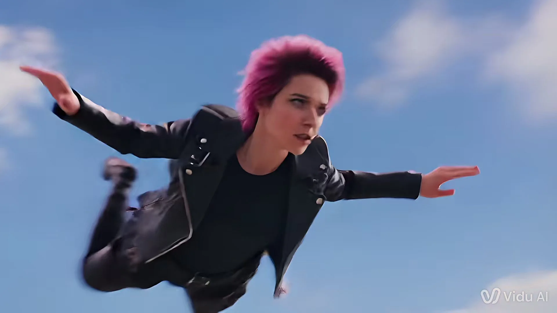 Kylie silently falling