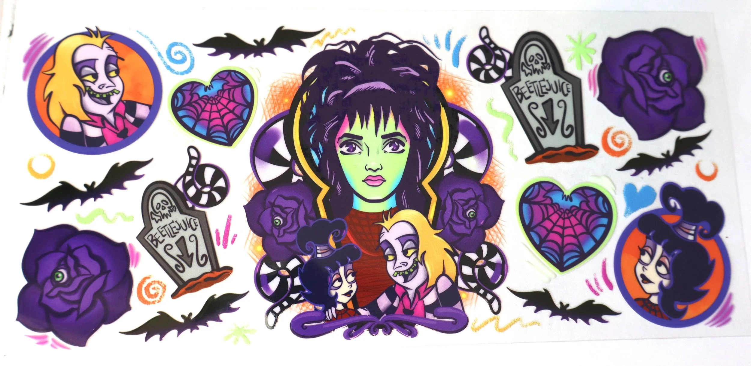 Beetlejuice stickers