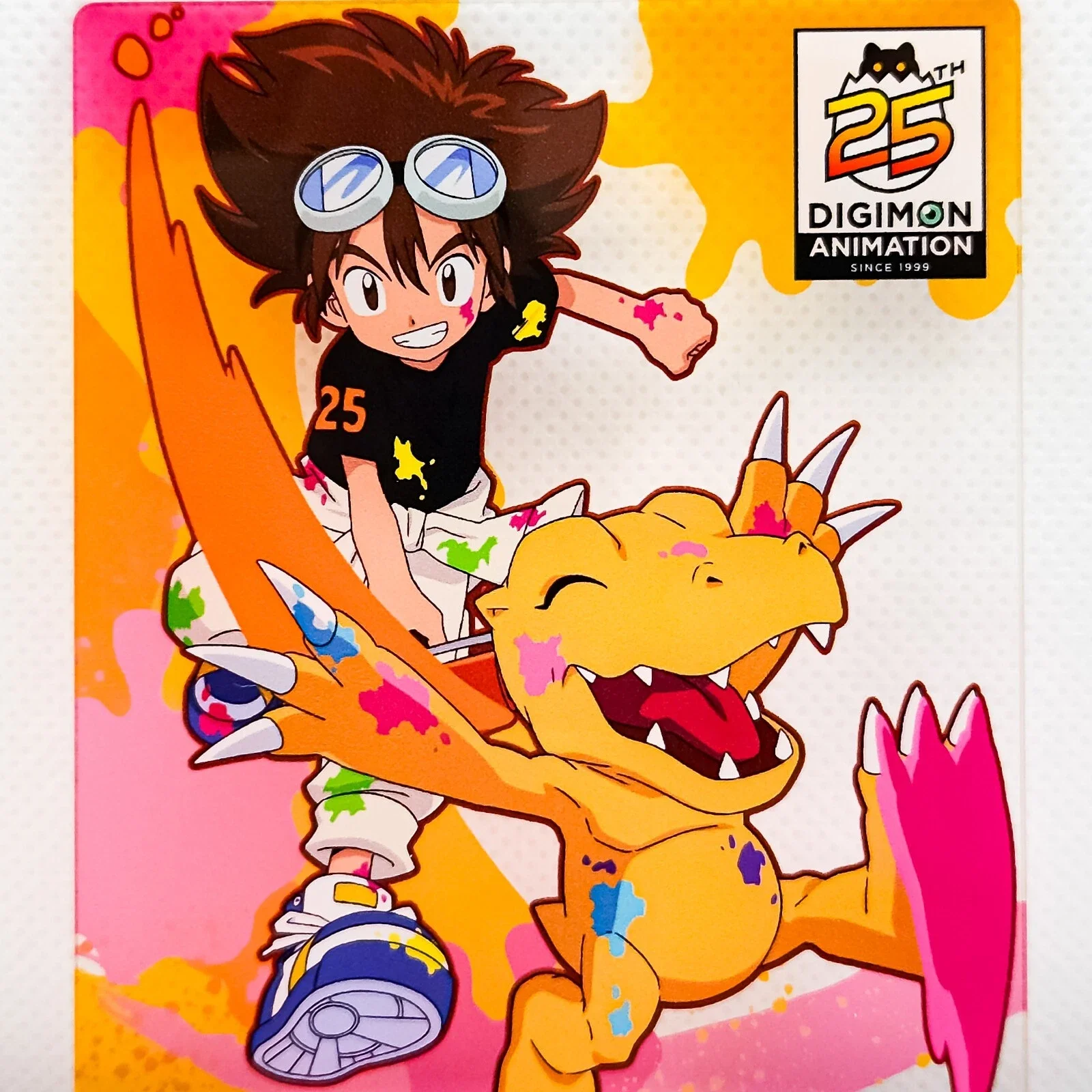 Taichi and Agumon from Digimon Adventure