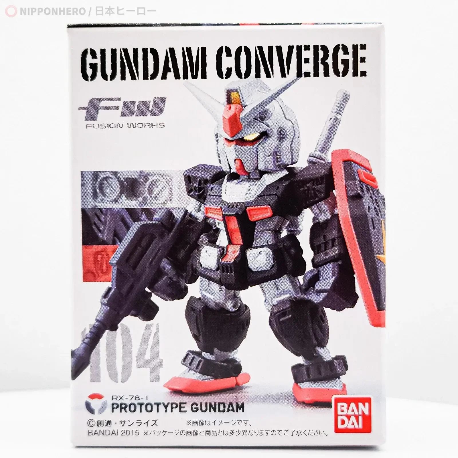 Gundam Converge RX-78-1 PROTOTYPE GUNDAM EFSF Mobile Suit Figure #17 from Gundam UC 0079