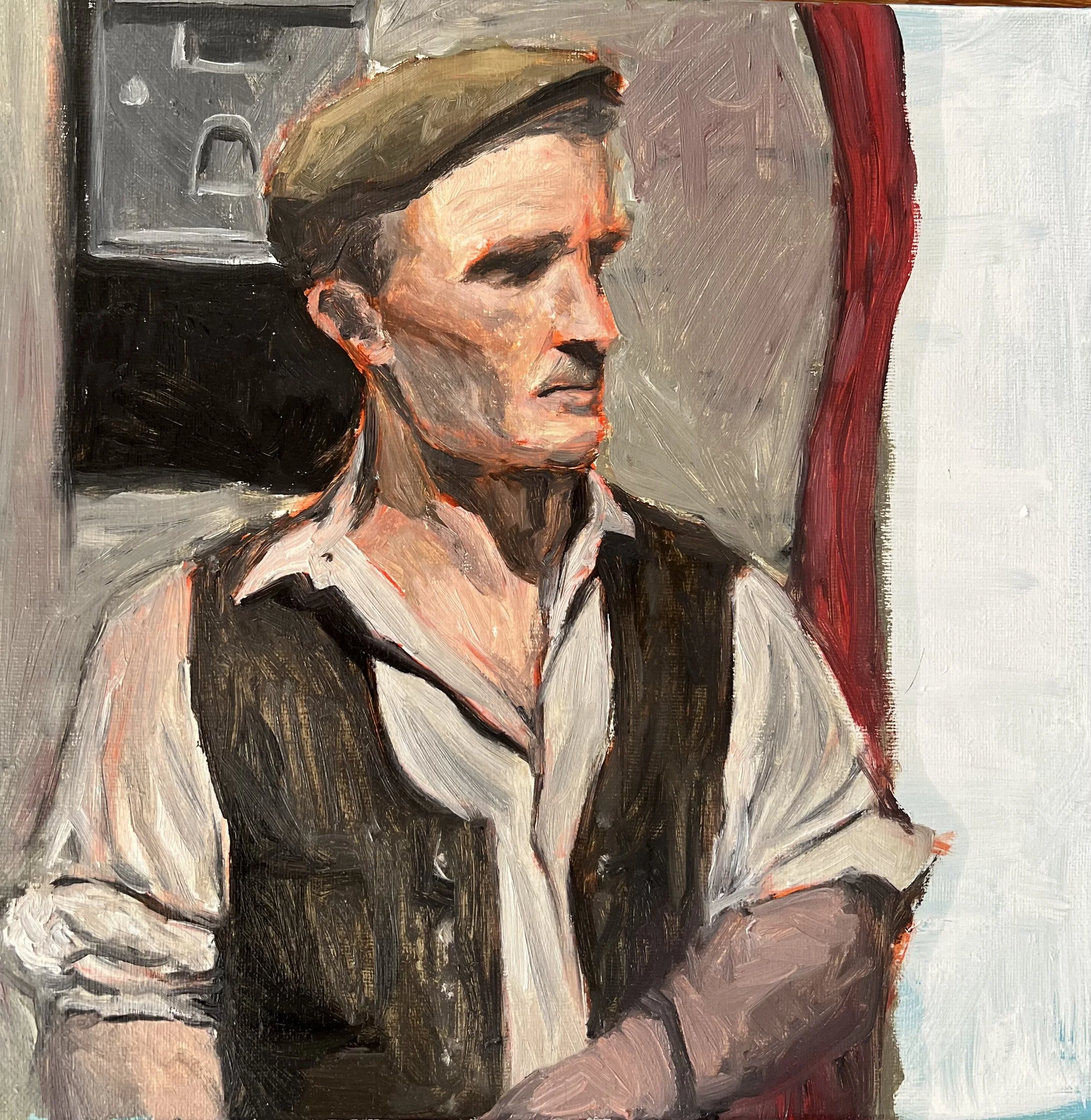 Oil on Canvas 12 x 12 (2025) 