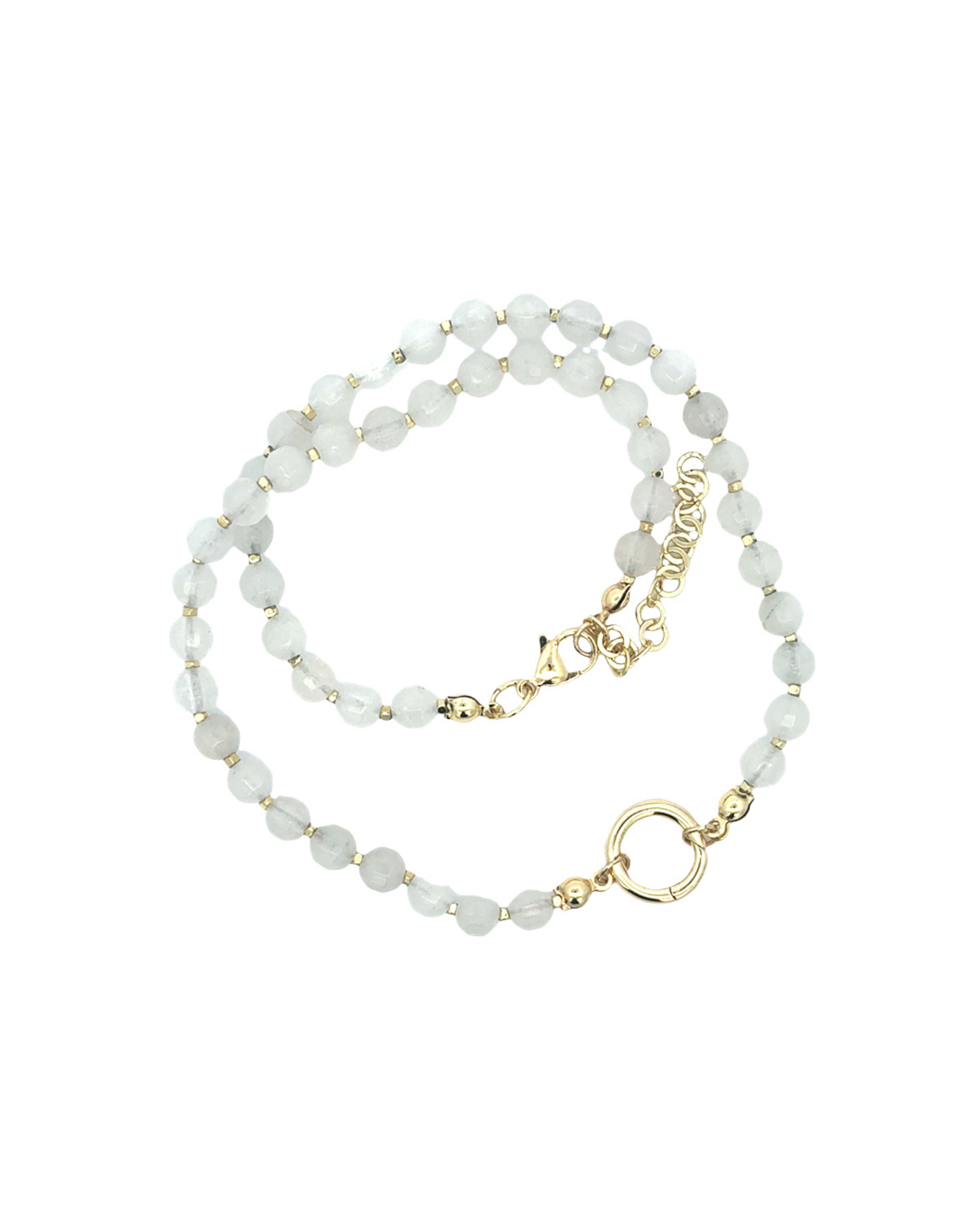 Small Bead Charm Necklace