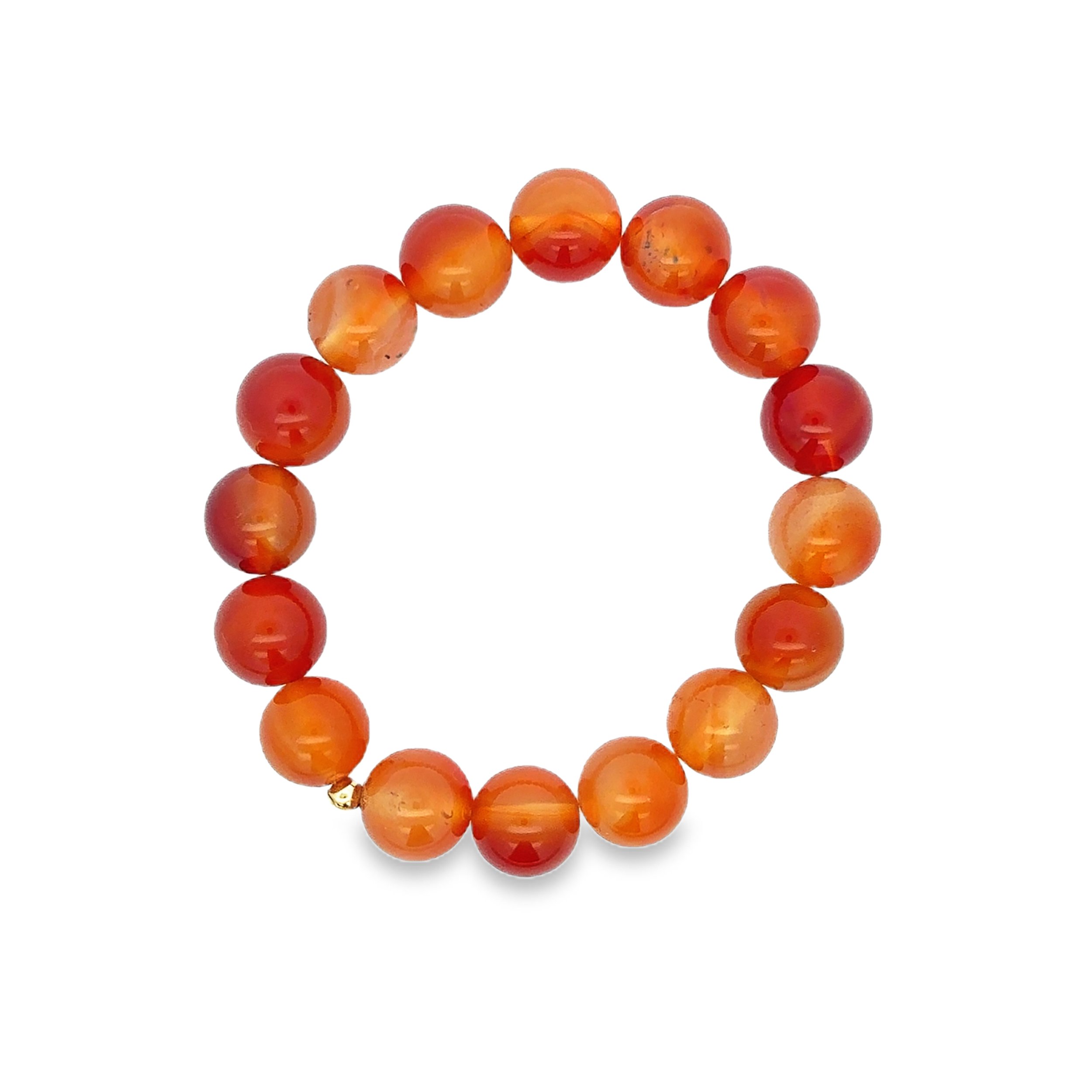 Carnelian Beaded Bracelet