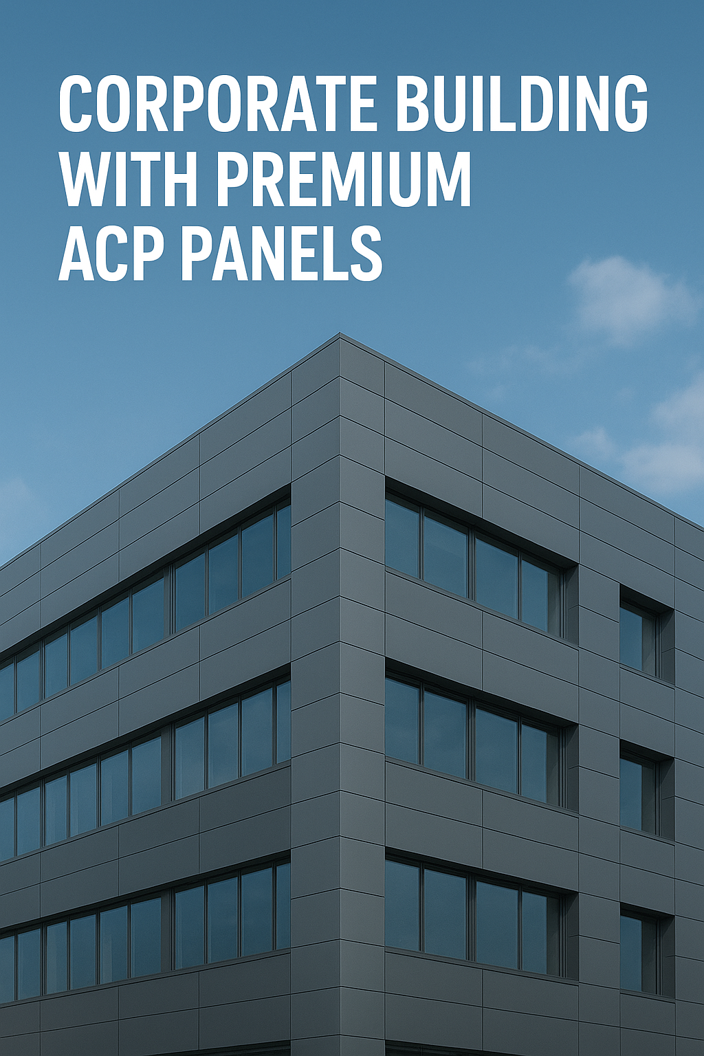 Corporate Building with Premium ACP Panels: The Modern Choice for Strength, Style, and Branding
