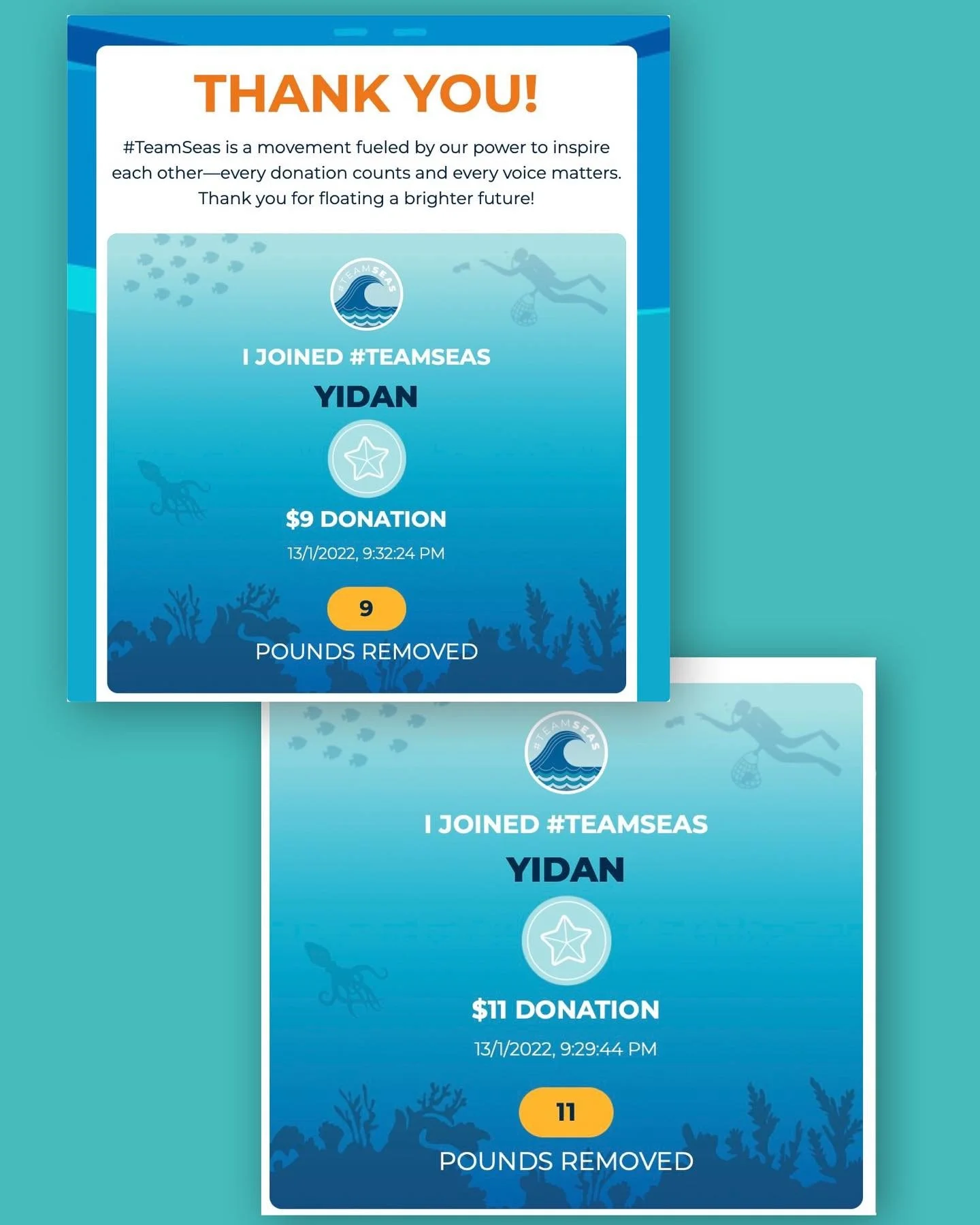 Thank you to everyone that contributed to buying a postcard for the #teamsea fundraising! We have collected $13.1 donation at the QUT Design Grads Show back in November ($2 was online transferred). We appreciate every single one of them as any contri