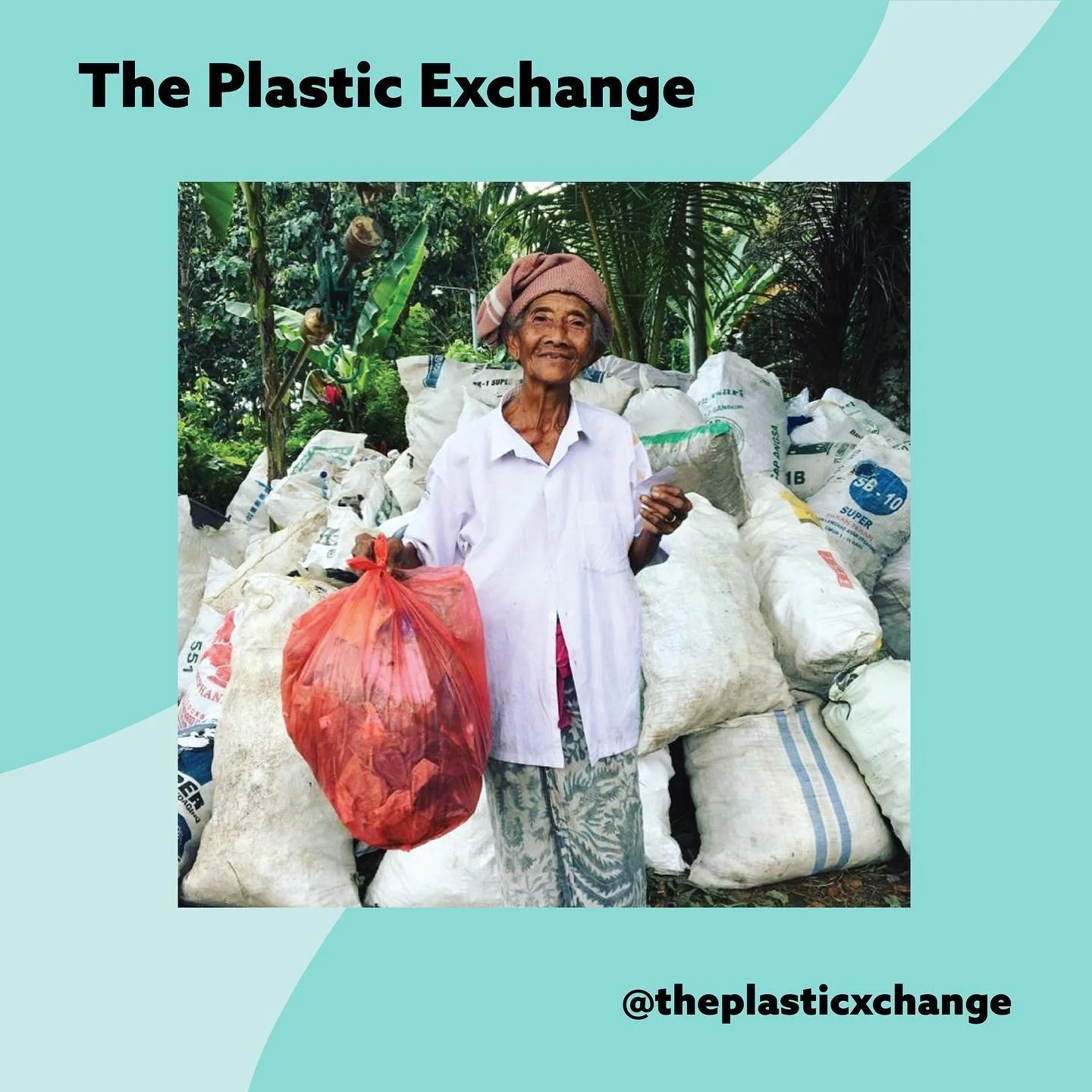 The first account we are going to highlight is @theplasticxchange ⁣
⁣
It is a movement in Bali that provides sustenance in exchange for collecting plastic waste. For now, they are providing rice in exchange of plastic for sorting them to properly rec