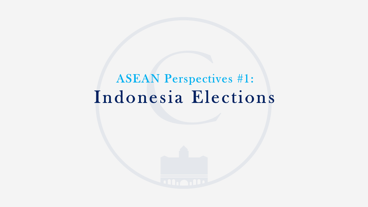 ASEAN Perspectives #1: Indonesia Elections