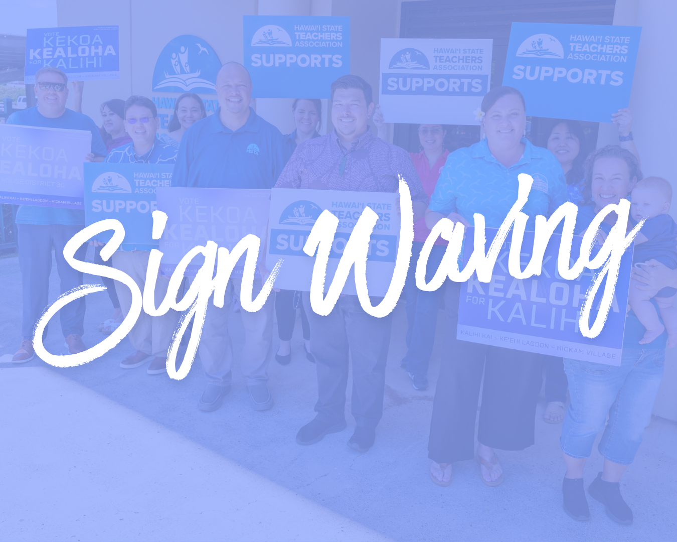 Sign Waving