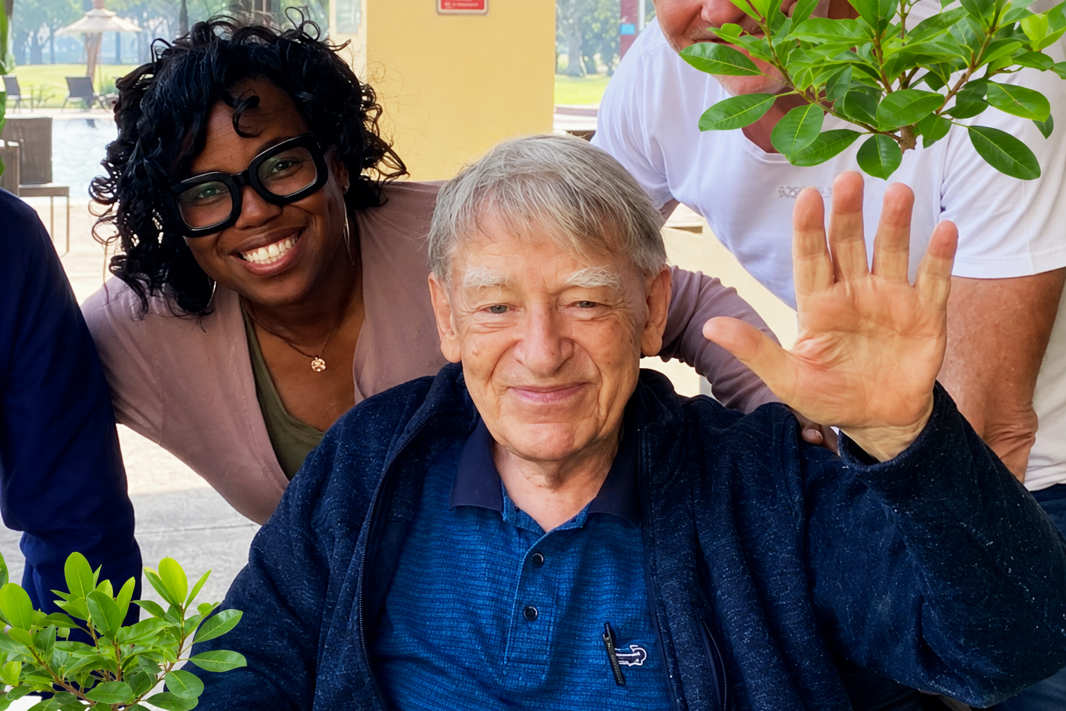 Monaqui Porter-Young and Dr. Arne Fjørtoft